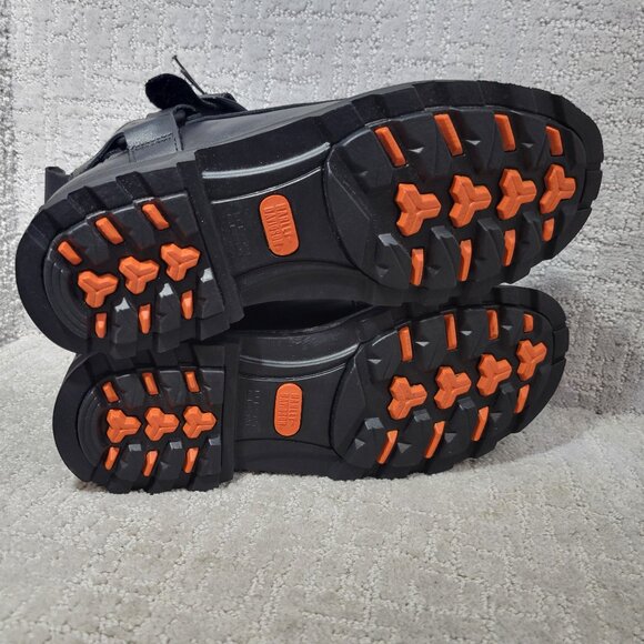 Harley Davidson Men's Size US 10 Black Leather Moc Toe Motorcycle Riding Boots. - Picture 10 of 10